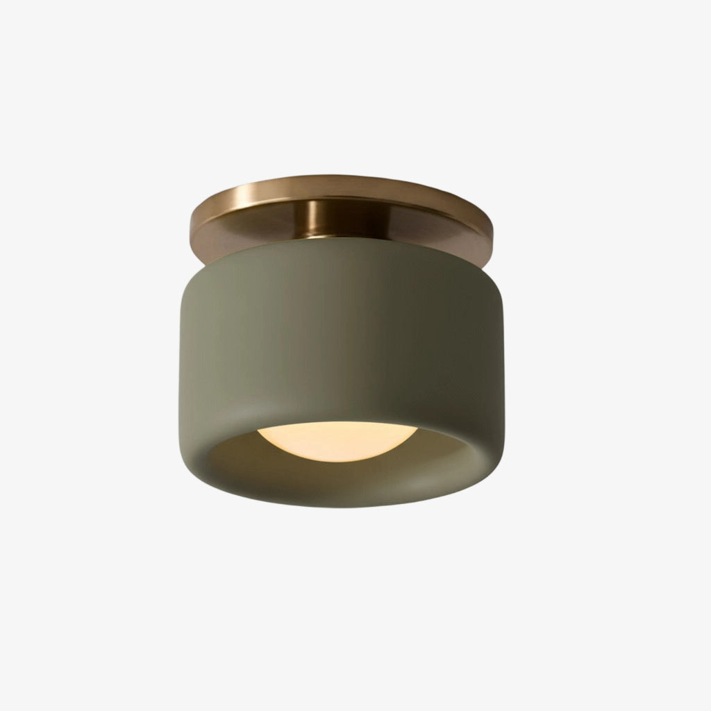 Cerova Scandinavian Porcelain Flush Mount Ceiling Light for Kitchens