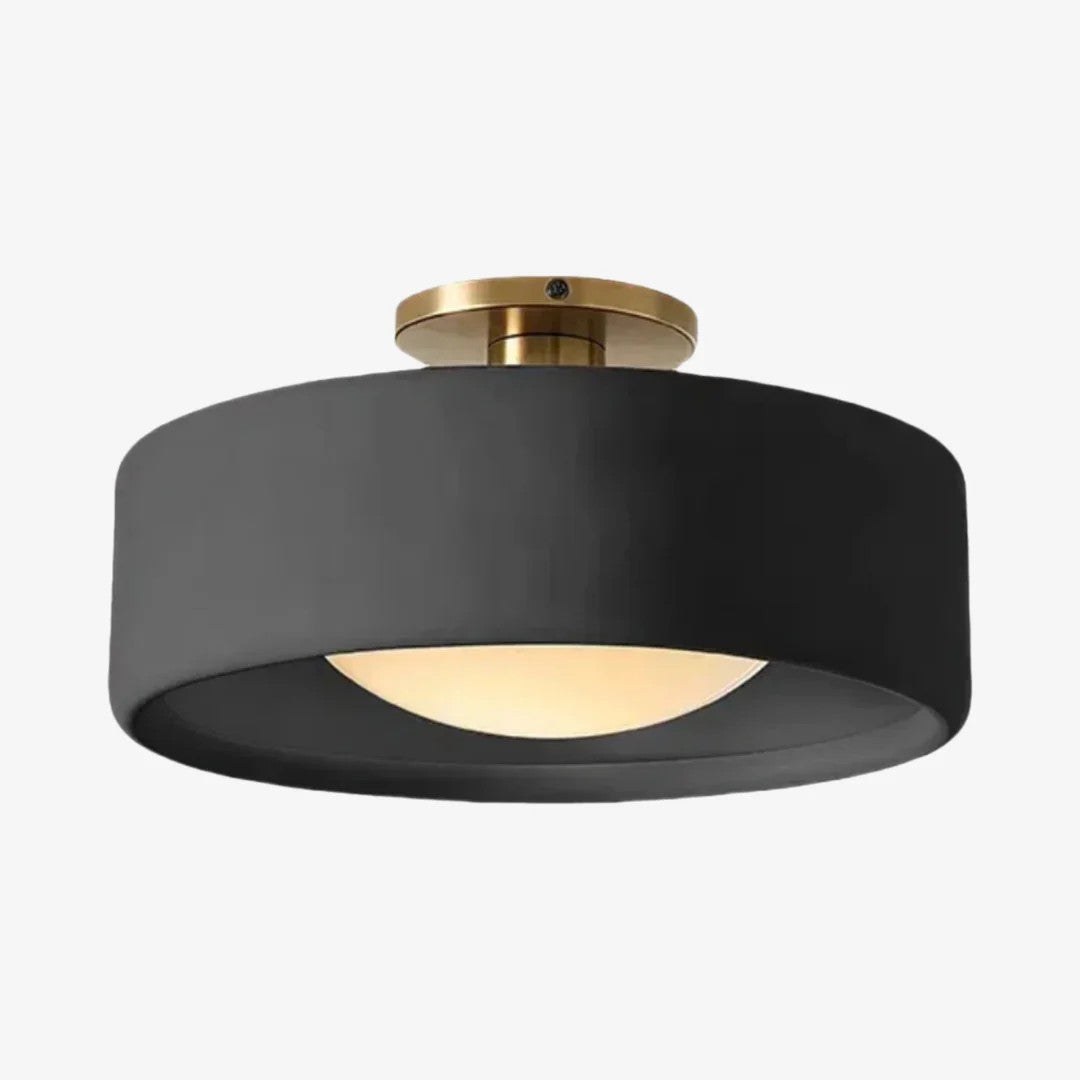 Cerova Scandinavian Porcelain Flush Mount Ceiling Light for Kitchens