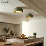 Cerova Scandinavian Porcelain Flush Mount Ceiling Light for Kitchens