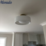 Cerova Scandinavian Porcelain Flush Mount Ceiling Light for Kitchens