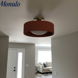 Cerova Scandinavian Porcelain Flush Mount Ceiling Light for Kitchens