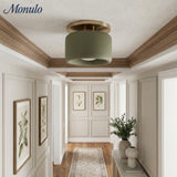 Cerova Scandinavian Porcelain Flush Mount Ceiling Light for Kitchens