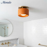 Cerova Scandinavian Porcelain Flush Mount Ceiling Light for Kitchens