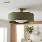 Cerova Scandinavian Porcelain Flush Mount Ceiling Light for Kitchens