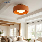 Cerova Scandinavian Porcelain Flush Mount Ceiling Light for Kitchens