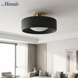 Cerova Scandinavian Porcelain Flush Mount Ceiling Light for Kitchens