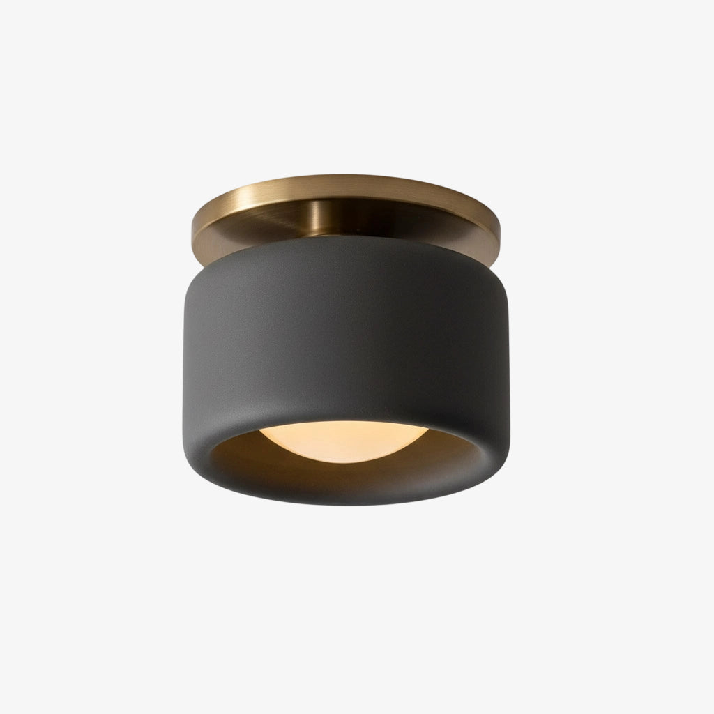 Cerova Scandinavian Porcelain Flush Mount Ceiling Light for Kitchens
