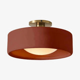 Cerova Scandinavian Porcelain Flush Mount Ceiling Light for Kitchens