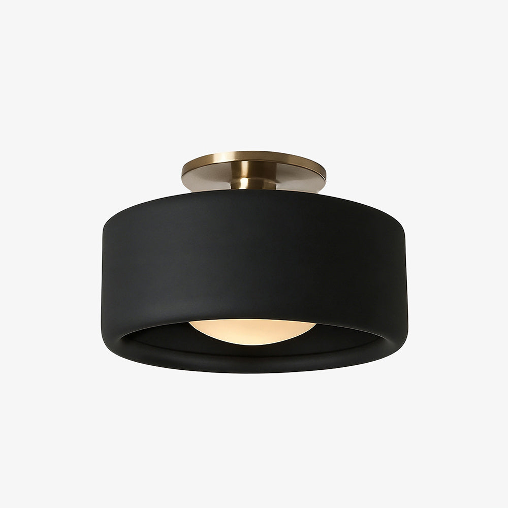 Cerova Scandinavian Porcelain Flush Mount Ceiling Light for Kitchens