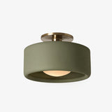 Cerova Scandinavian Porcelain Flush Mount Ceiling Light for Kitchens