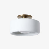 Cerova Scandinavian Porcelain Flush Mount Ceiling Light for Kitchens