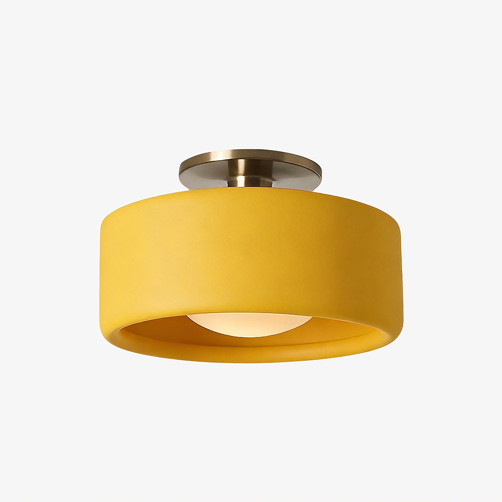Cerova Scandinavian Porcelain Flush Mount Ceiling Light for Kitchens